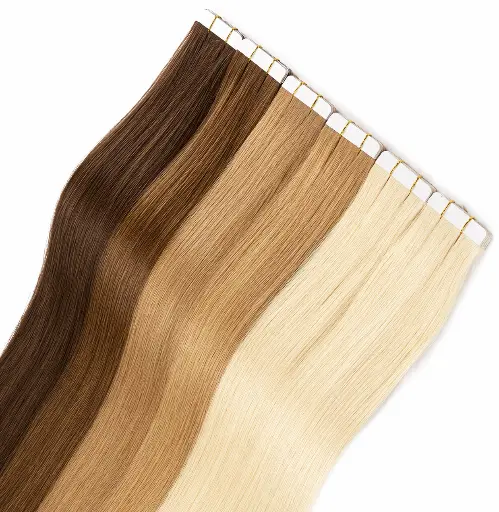 Restposten: 10 Tape Extensions in 30cm aus 100% Echthaar