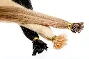 25 Extensions je 1 Gramm Strähne aus 100% Echthaar, mit flachen Bondings für Haarverlängerung