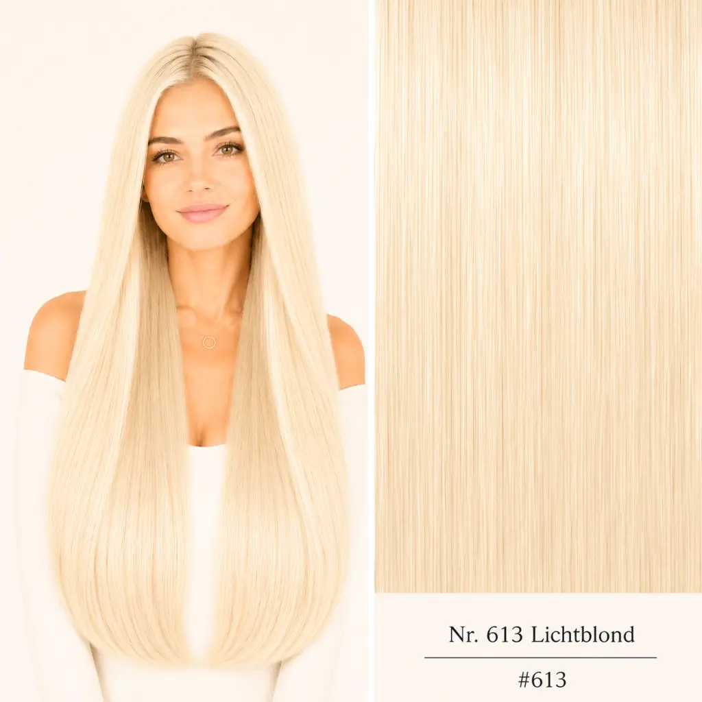 10 Invisible / Unsichtbare Tapes Extensions aus Echthaar  für Haarverlängerung