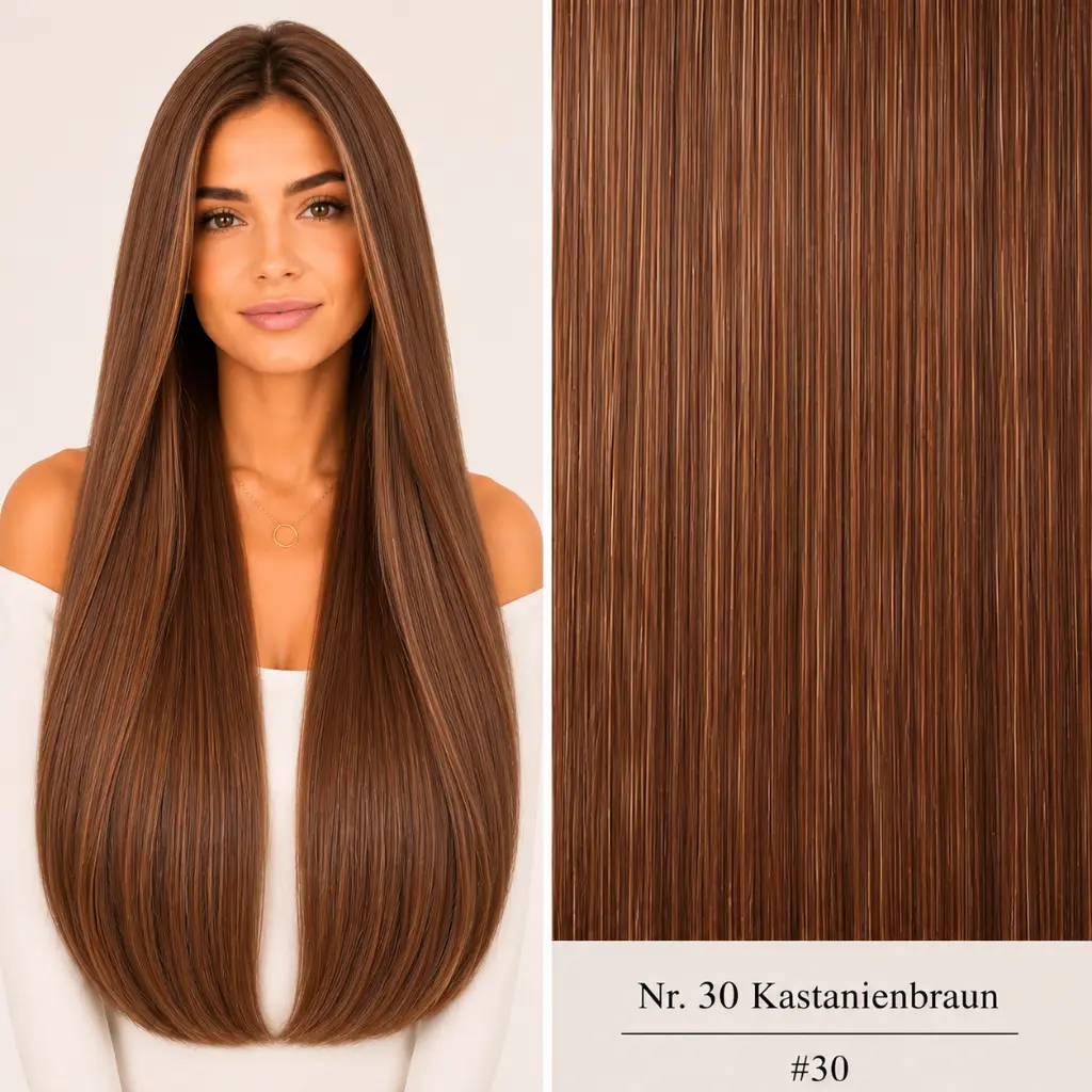 Ausverkauf: BUNTE Clip in Extensions mit 5 Clips
