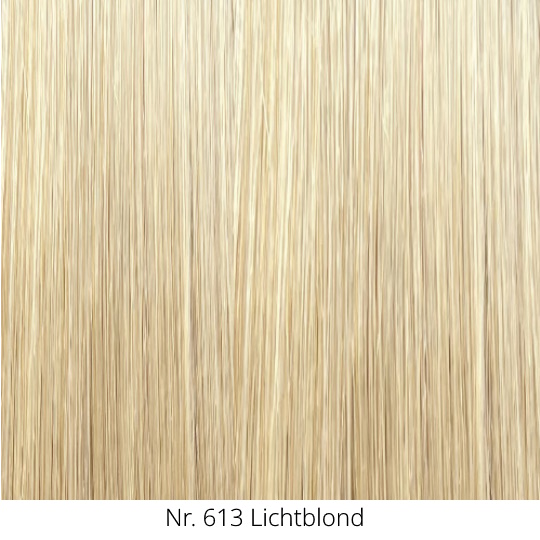 25 Echthaarsträhnen mit flachen Bondings in 50 cm 1g Stärke Extensions