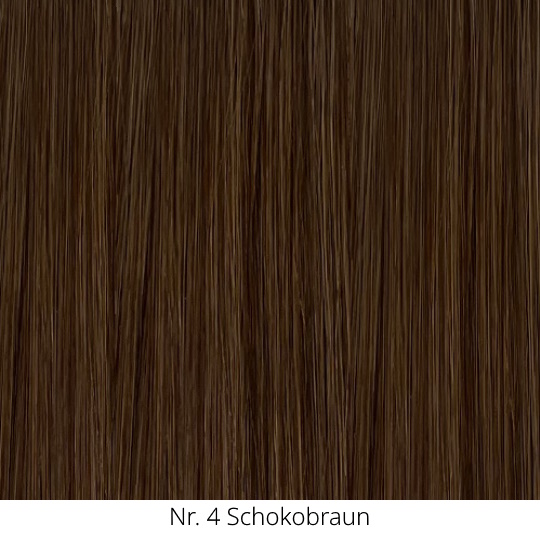 25 Gelockte Echthaarsträhnchen mit runden Bondings 40 - 50cm