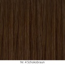 25 Gelockte Echthaarsträhnchen mit runden Bondings 40 - 50cm