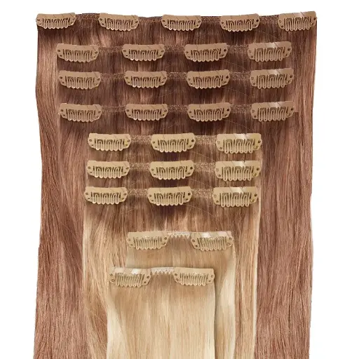 DELUXE - Clip in Extensions Set aus Echthaar 