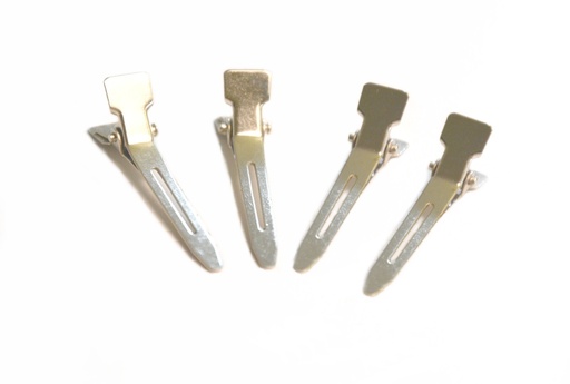 4 Metallclips zum Befestigen von Schutzschablonen